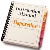 Instructions for use Dapoxetine